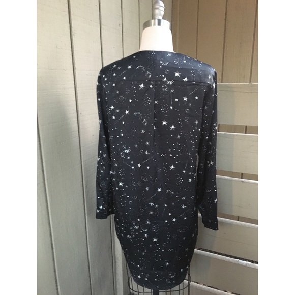Sam & Lavi Button Up Star Collar Long Sleeve Dress - Picture 3 of 11
